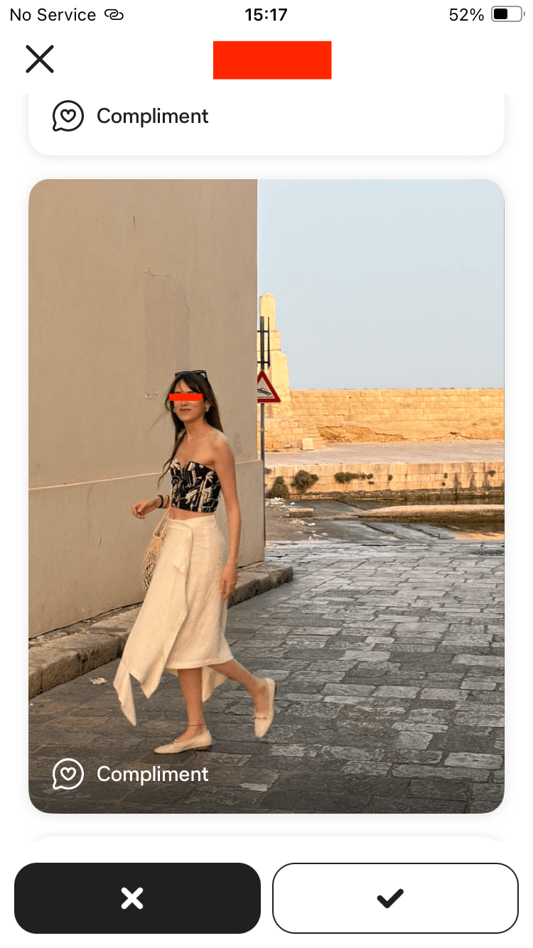 Dating app matches screenshot