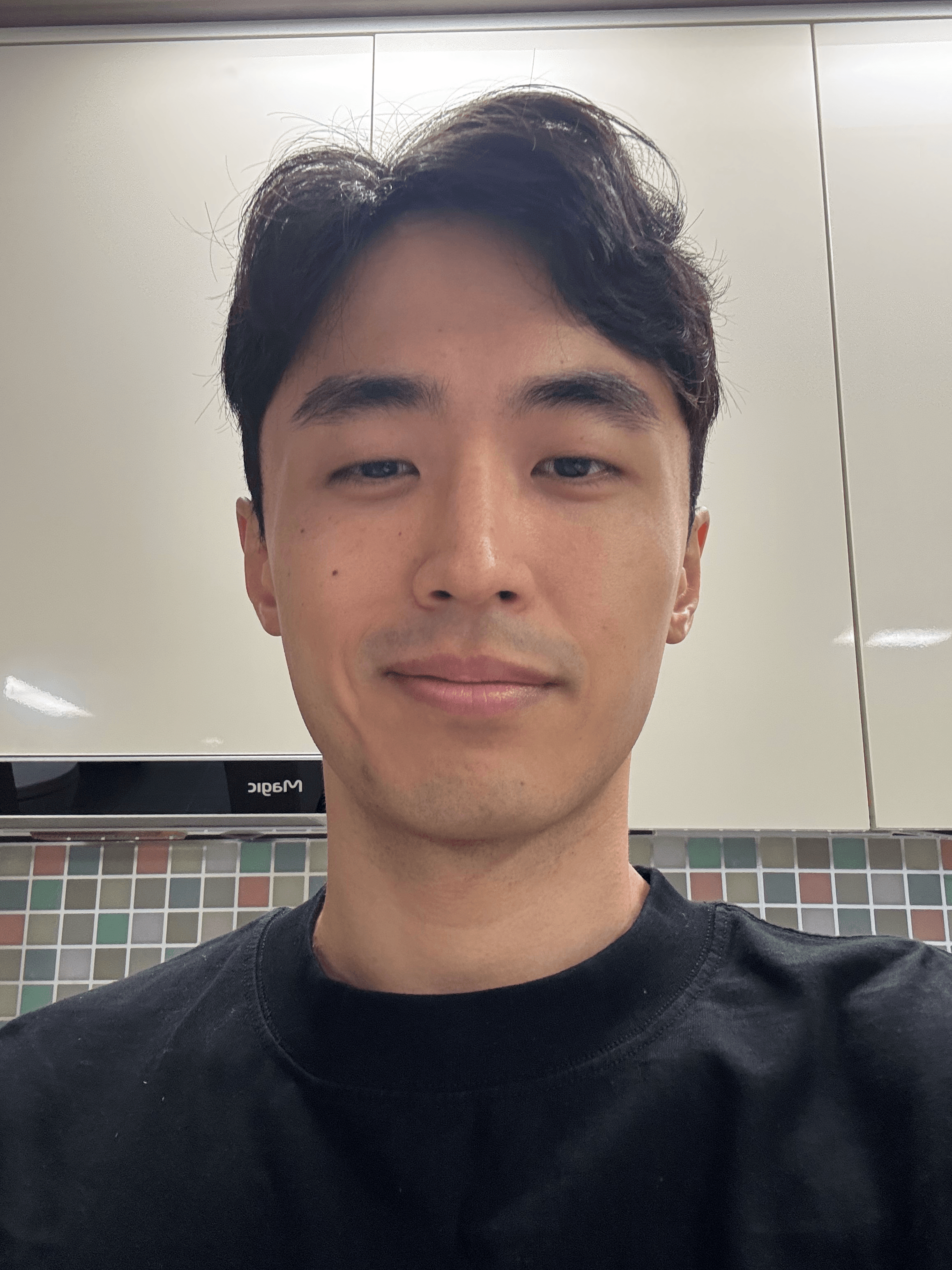 Example smiling selfie