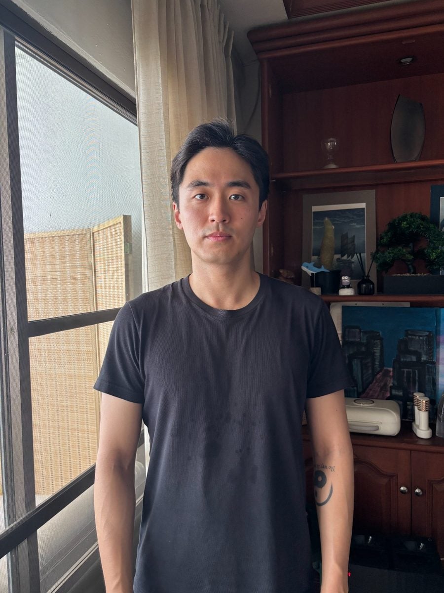 Example training photo, facing the camera with a neutral expression