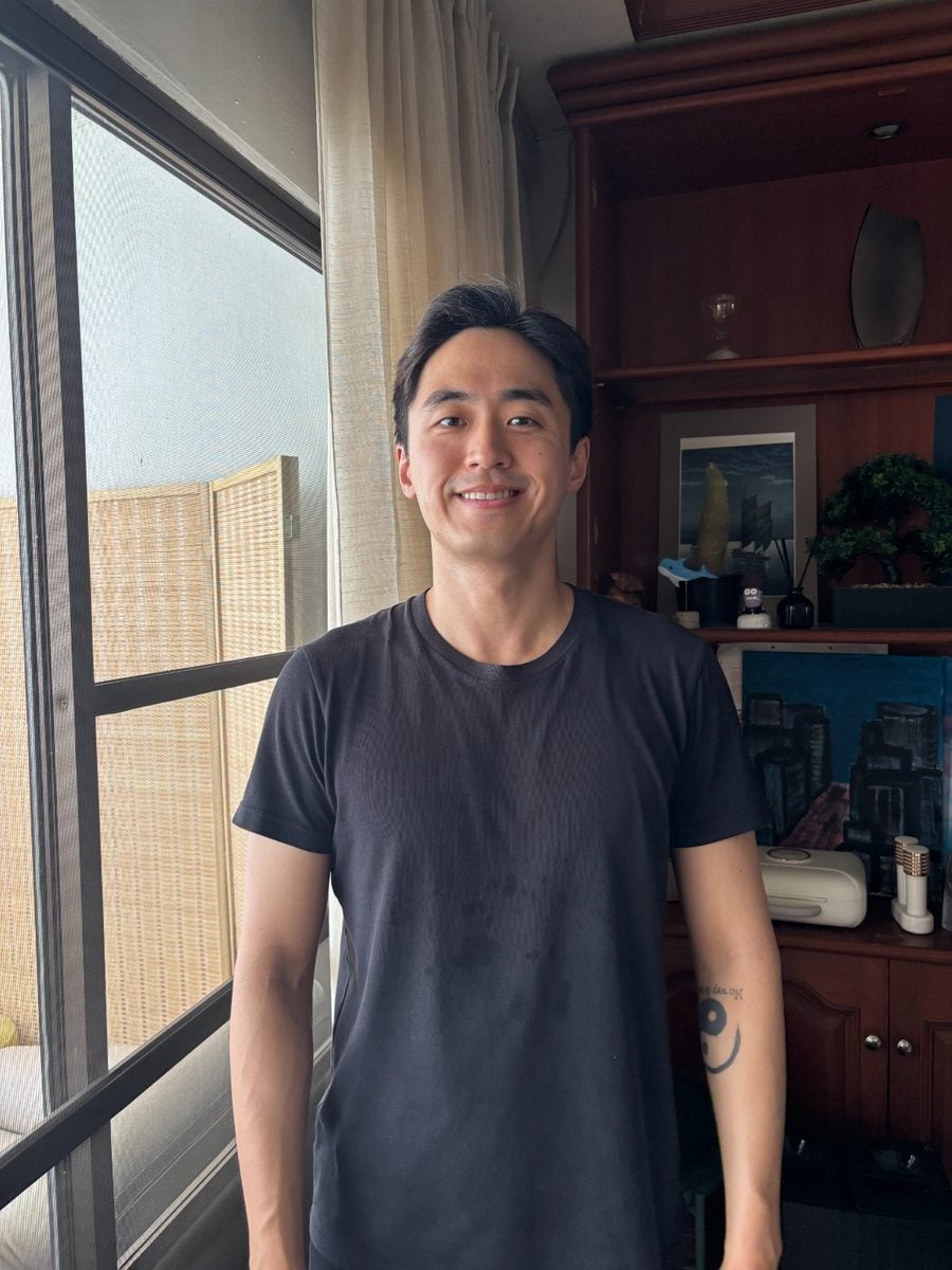 Example training photo, facing the camera smiling
