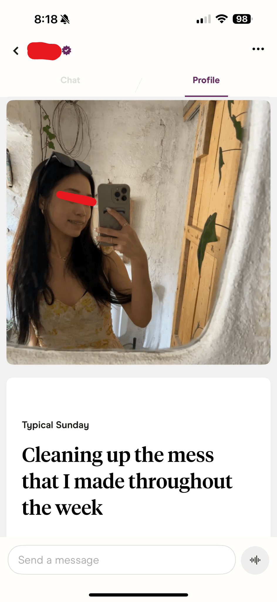 Dating app matches screenshot