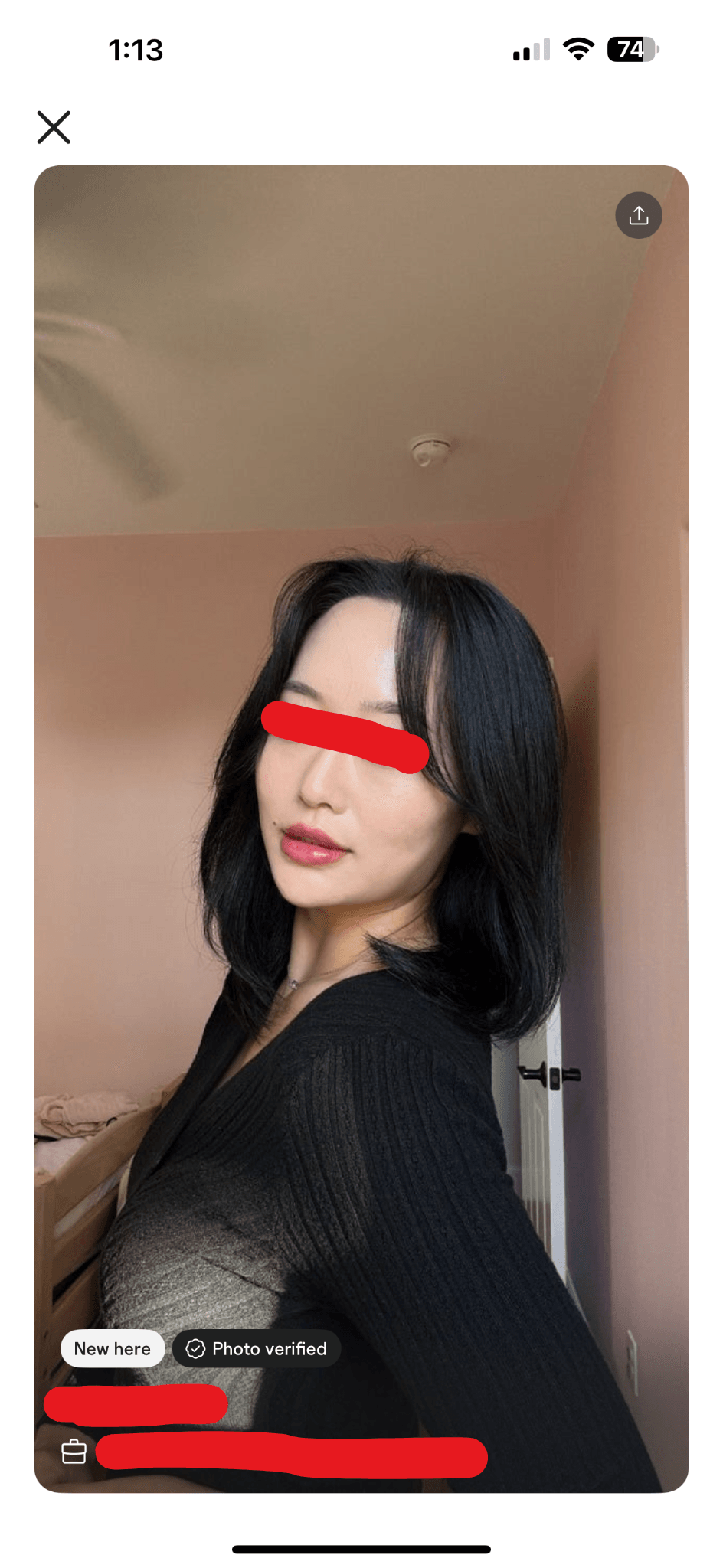 Dating app matches screenshot